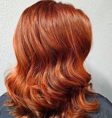After - Beautiful Copper Red with Glass Coat by Amore Colore