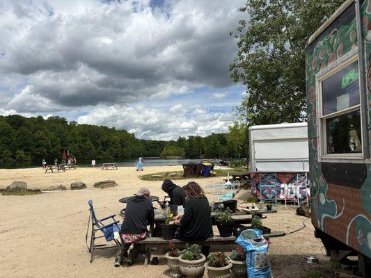 Out side sitting area