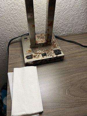 This is the light on the table
