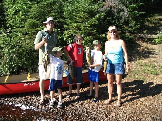 Fishing with the family.