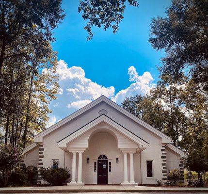 Out Office was refreshed with new white paint in 2023 and upfitted lobby and conference rooms.