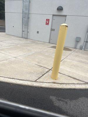 Drive thru area/back of store