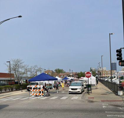 First market of the season, May 2022.