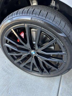 Before the repair-silver scratch along the outside part of the rim