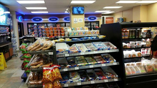 Very diverse offerings in a small space