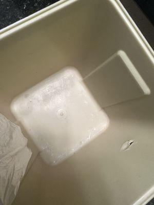 Your ice tray with stuff in it