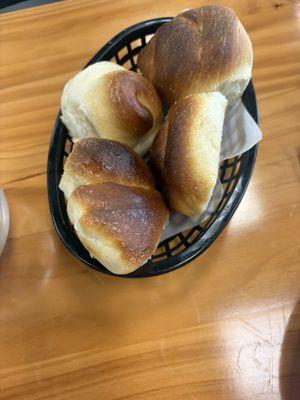 Fresh baked rolls