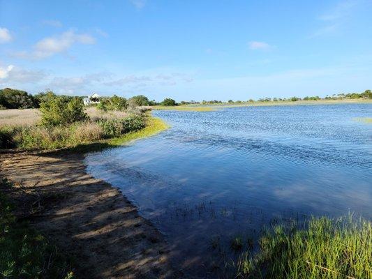 Where the trail puts you out at.