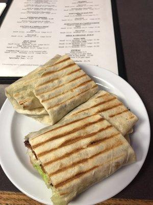 The special of the day wrap was delightful