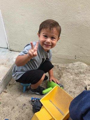 Caught being cool in the sandbox!