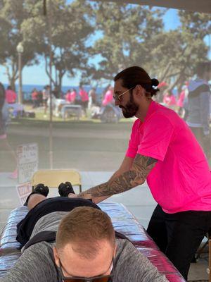 Post marathon cooldown!