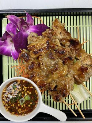 Grilled pork