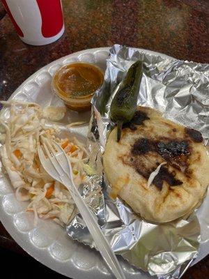 Delicious Chicken and Cheese Pupusa
