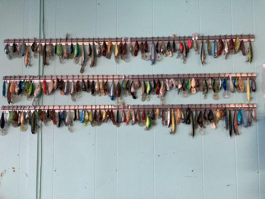 Lures, lots of lures new and used