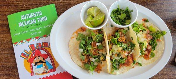 Chorizo Tacos Tacos a la Parrilla (Grilled Meat) (3)