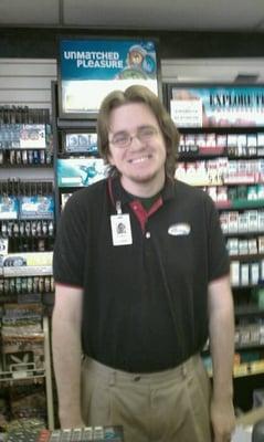 The manager at zip trip.