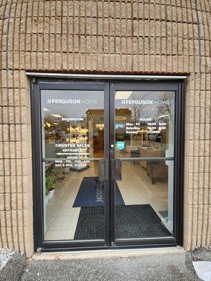 Ferguson Home Signage on Door