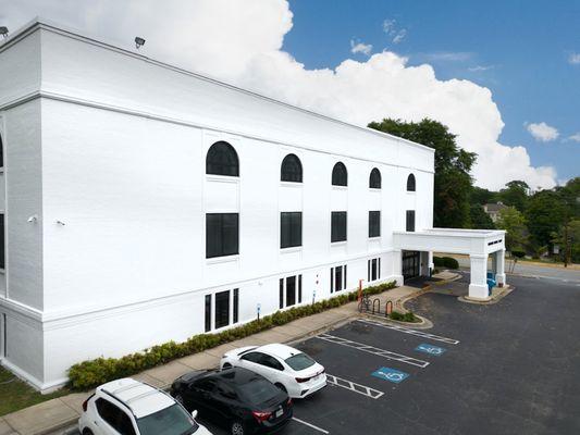 We painted the Washington memorial library in Macon.