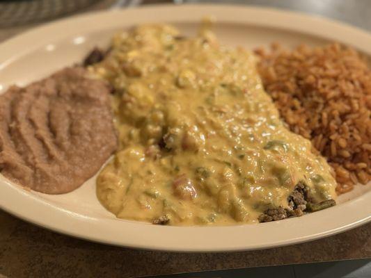 Lucy's Famous Machaca Plate