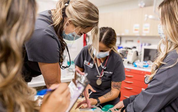 Our emergency team is performing CPR.