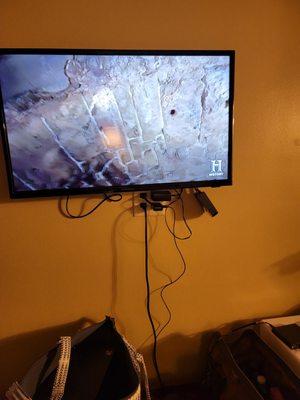 TV very small and poor volume control