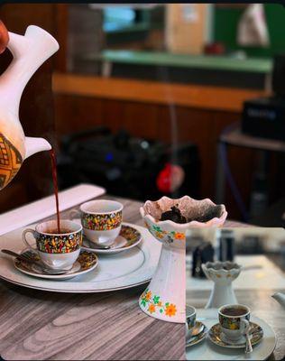 Traditional Ethiopian Coffee Ceremony
