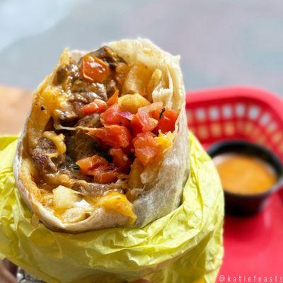 Carne asada California burrito