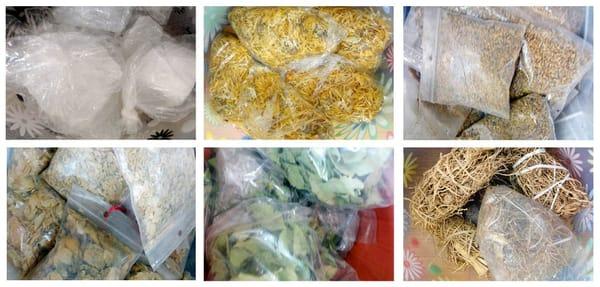 Plantas Utilizadas en los ritos espirituales como: baño de liberación, despojo, limpia y atraer la suerte abundancia y abrir caminos.