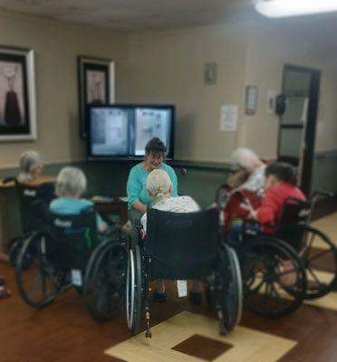 Activities doing a great job