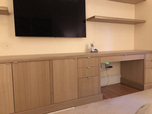 TV fits in perfectly.