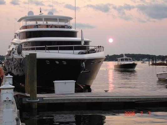 Sunset from K dock in Marina Bay