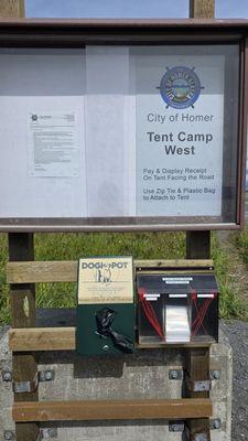 Rules and red tags for your tent