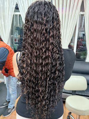 Long hair perm & cut!
By Joe