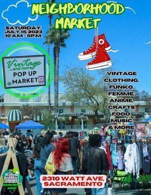 Come out to our July market date!