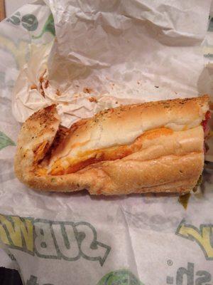 Wrap my sandwich with paper or my paper with sandwich?