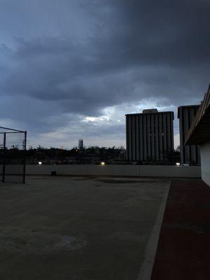 Outside deck