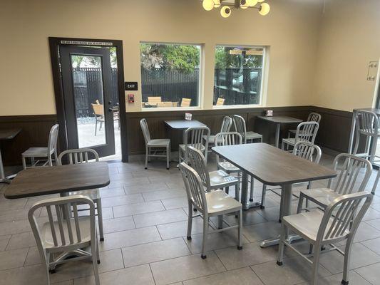 Lots more seating than the store down the street