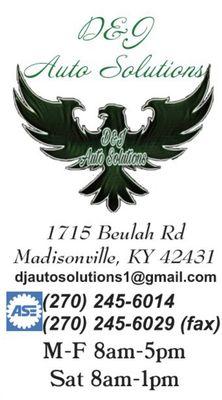 D&J Auto Solutions