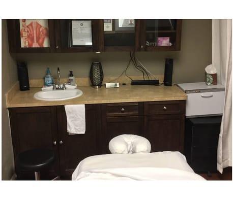 A zoom in of the Treatment room