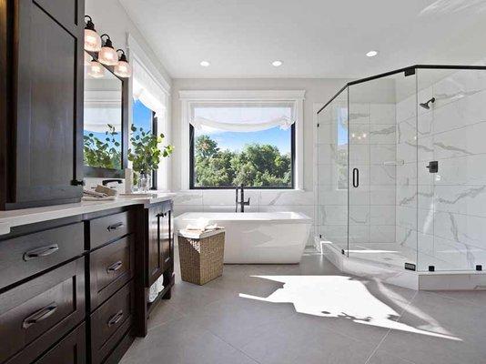 Creating beautiful bathroom remodels!