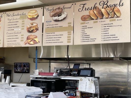 Current menu and pricing as of January 2025