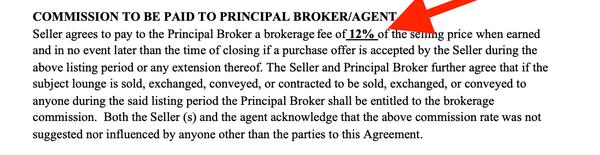 EXCESSIVE & PREDATORY COMMISSION FEES! Perry Associates NYC forced me to pay an outrageous 12% commission--far above industry standard