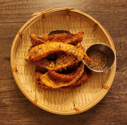 Salmon belly - so good!! Must order!