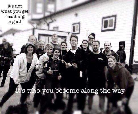 Just before our Alcatraz Swim