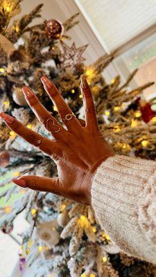 Ain't no one as dope as my nails or my nail tech Debbie!!!