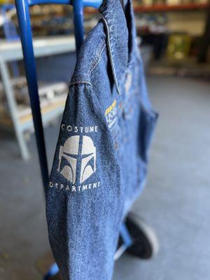 Custom embroidered jacket