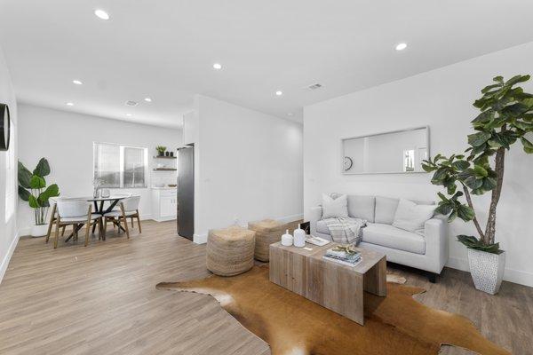 Living Room and Dining area