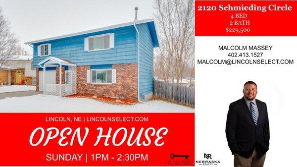 Open house Feb 21st 2021 1pm - 230pm