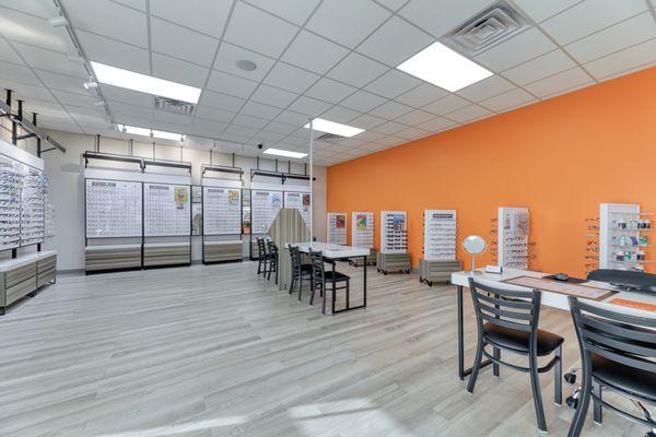 Store Interior at Stanton Optical store in Jacksonville, NC 28546
