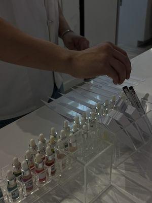 making the different variations